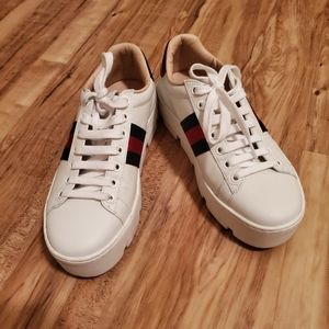 Women's Ace embroidered platform sneaker